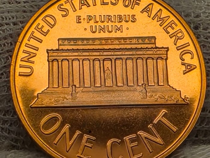 USA United States 1964 Proof Lincoln Memorial Penny 1 Cent Coin Beautiful Gem Proof!