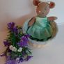 New vintage Angelina ballerina toy in small basket Image 8