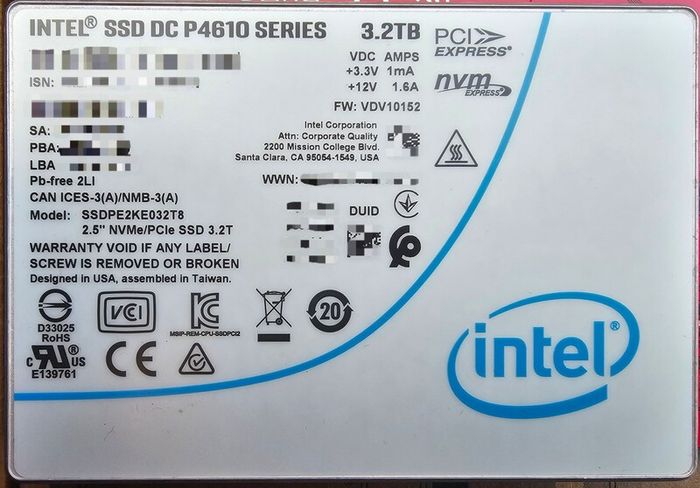 Wanted, Intel u.2 ssd or similar enterprise drives.