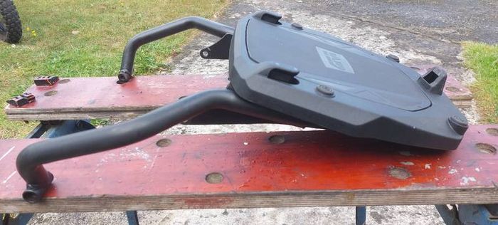XT660 Givi rails and plate