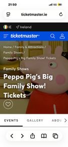 Peppa Pig Tickets
