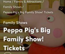 Peppa Pig Tickets
