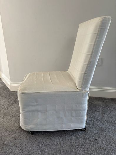 Plush child's high back chair