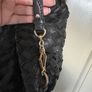 Vintage Nappa Leather black woven Miu Miu large hobo bag Image 9