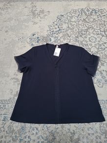 Navy Ladies Top H&M