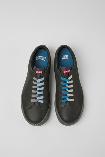 Camper Men's Peu Touring Twins Leather Sneaker, Size UK11