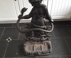 cast iron umbrella stand