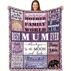 Best Mum Ever Gift Blanket