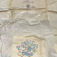 Vintage Corona Art 5200 Chalkwhite Aurorea Boreale Beads