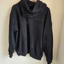 H&M Black Hoodie Mens XL Oversized Pullover Image 2