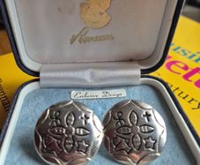 Vintage Religious Earrings