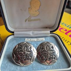 Vintage Religious Earrings