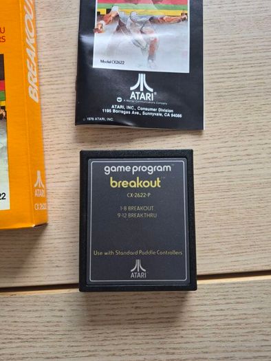 Breakout Atari 12 Video Games box