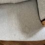 Babylo Brompton Glider & Footstool Grey suedette/Natural wood Image 9