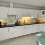 Modern White Gloss Kitchen Image 3