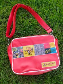 Panini.com 50th Anniversary football card collectors red satchel Postage included