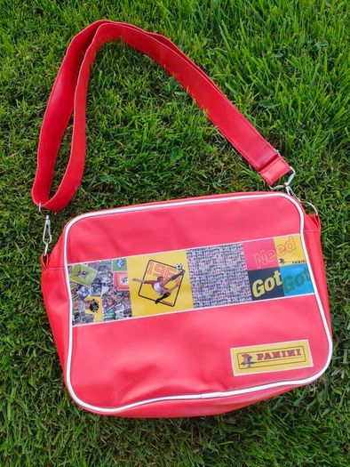 Panini.com 50th Anniversary football card collectors red satchel Postage included