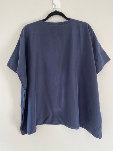 COS oversized silk top