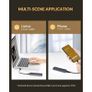 ORICO M.2 SSD Enclosure for Sata and NGFF and NVMe M.2 Storage Devices Aluminum USB 3.1 Gen 2 Type-C 5Gbps Image 2