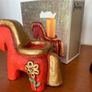 Ceramic Thun Bolzano Italy - Vintage Horse Candle Image 7