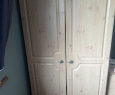 A wardrobe and dressing table