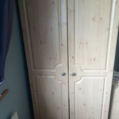 A wardrobe and dressing table