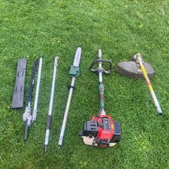 43cc  petrol multitool - strimmer, pole saw and hedge cutter