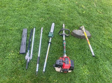 43cc  petrol multitool - strimmer, pole saw and hedge cutter