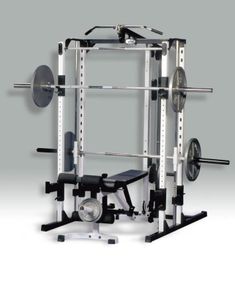 Yukon Caribou III Professional Home Gym: smith machine, Olympic bars, 200lb stack, lat system, pec dec, etc