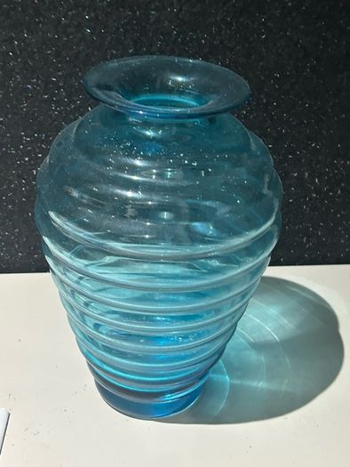 Lamps and glass vase
