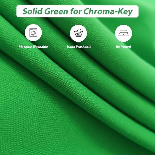 NEW SALE | Green Screen Background with Stand 2x2M/6.5x6.5Ft,1.5 x2M GreenScreen Photography Backdrop Kit for Gaming,Photo Studio,Stream,Chroma Key