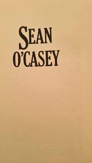 Sean O Casey. By Garry O Connor. Hardback With Dustjacket In Good Condition.
