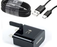 Adaptive Fast Charger Plug & Type-C Lead Cable For Any Samsung Galaxy S20,S10,S9,S8,A71
