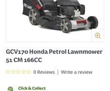 Honda 170cc petrol lawnmower