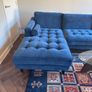 Corner Sofa(Scott Navy Velvet) Image 9
