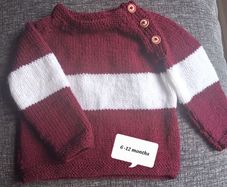 GAA county colours hand knitted kids jumpers