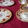 Antique 21 Piece Royal Albert Lady Hamilton Bone China Tea Set For 6 Person Setting Made In England Image 8