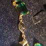 swarovski emerald green necklace Image 3