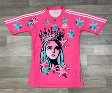 Vintage 2009 Adidas Stade Francais Paris Rugby Jersey Shirt Mens Large Andy Warhol