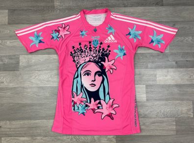 Vintage 2009 Adidas Stade Francais Paris Rugby Jersey Shirt Mens Large Andy Warhol
