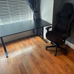 Jysk Stauning Desk & Gaming Chair Nibe (black)