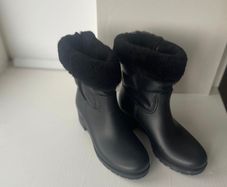 LK Bennett Fur Trim Boots