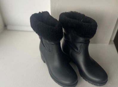 LK Bennett Fur Trim Boots