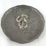 Rare and very special 1900s Art Nouveau Pewter bas relief plaque Image 6