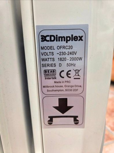 Dimplex heater