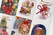 Brand New UYXINONE 24pcs Vintage Postcards Wishes Messages Florist Baking Cards