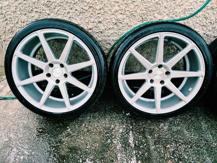 R20 5x120 Ispiri ISR8 staggered alloy wheels with new tyres