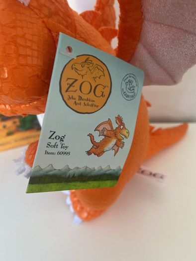 New ZOG Children's Book by Julia Donaldson plus Official ZOG Plush Toy