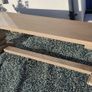 200cm Vintage Ash Dining Bench Like New Image 9