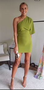H&m one shoulder  dress